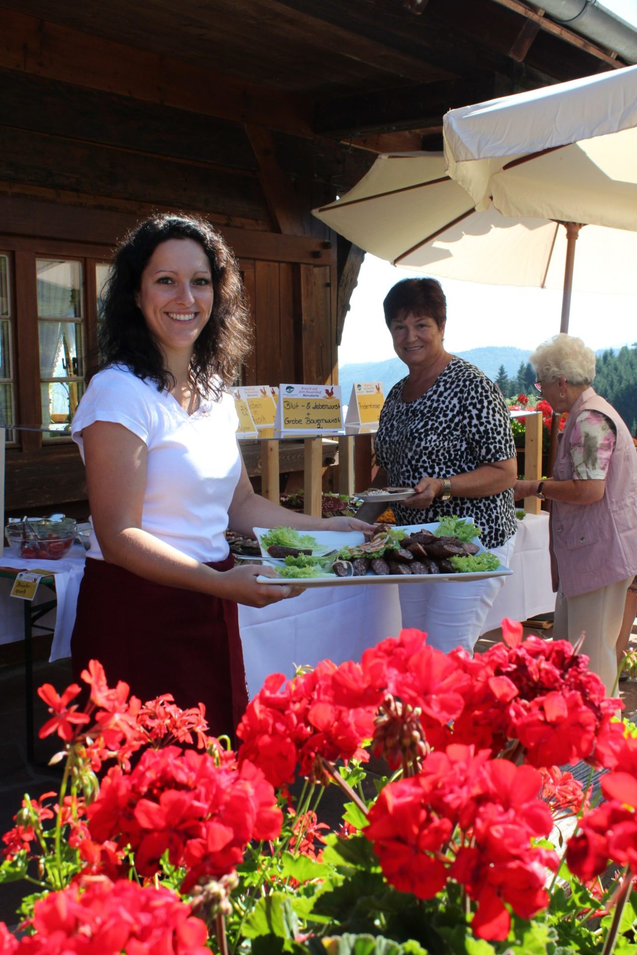 Naturpark-Genuss-Brunch auf dem Bauernhof.