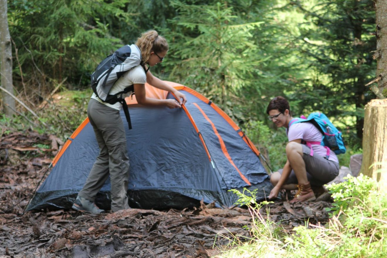 Trekking Schwarzwald - Übernachten in der Wildnis