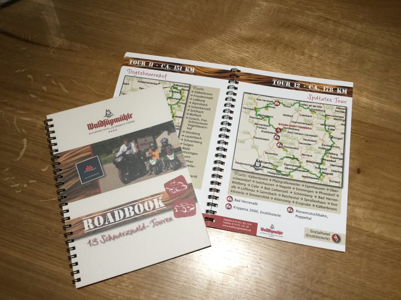 Martin Zieglers Roadbook mit ausgesuchten Motorradtouren.