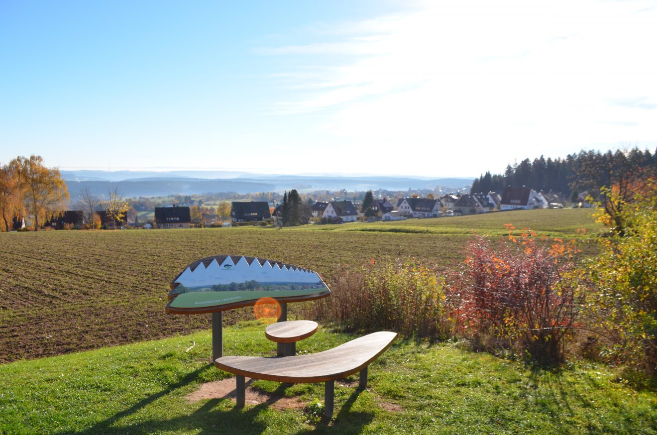 AugenBlick in der Gestalt des charakteristischen Naturpark-Auges