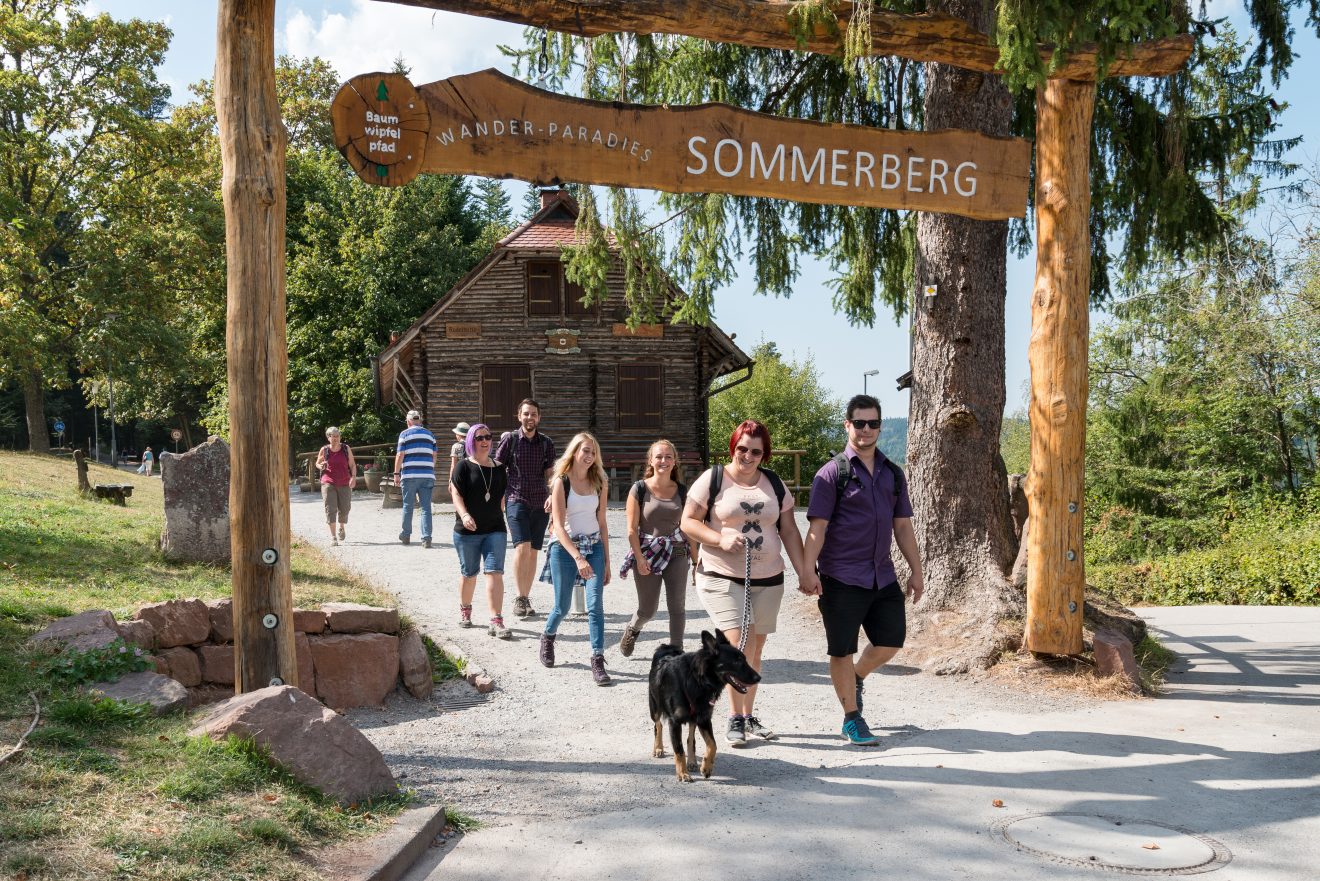 Einganng zu den Attraktionen des Sommerbergs
