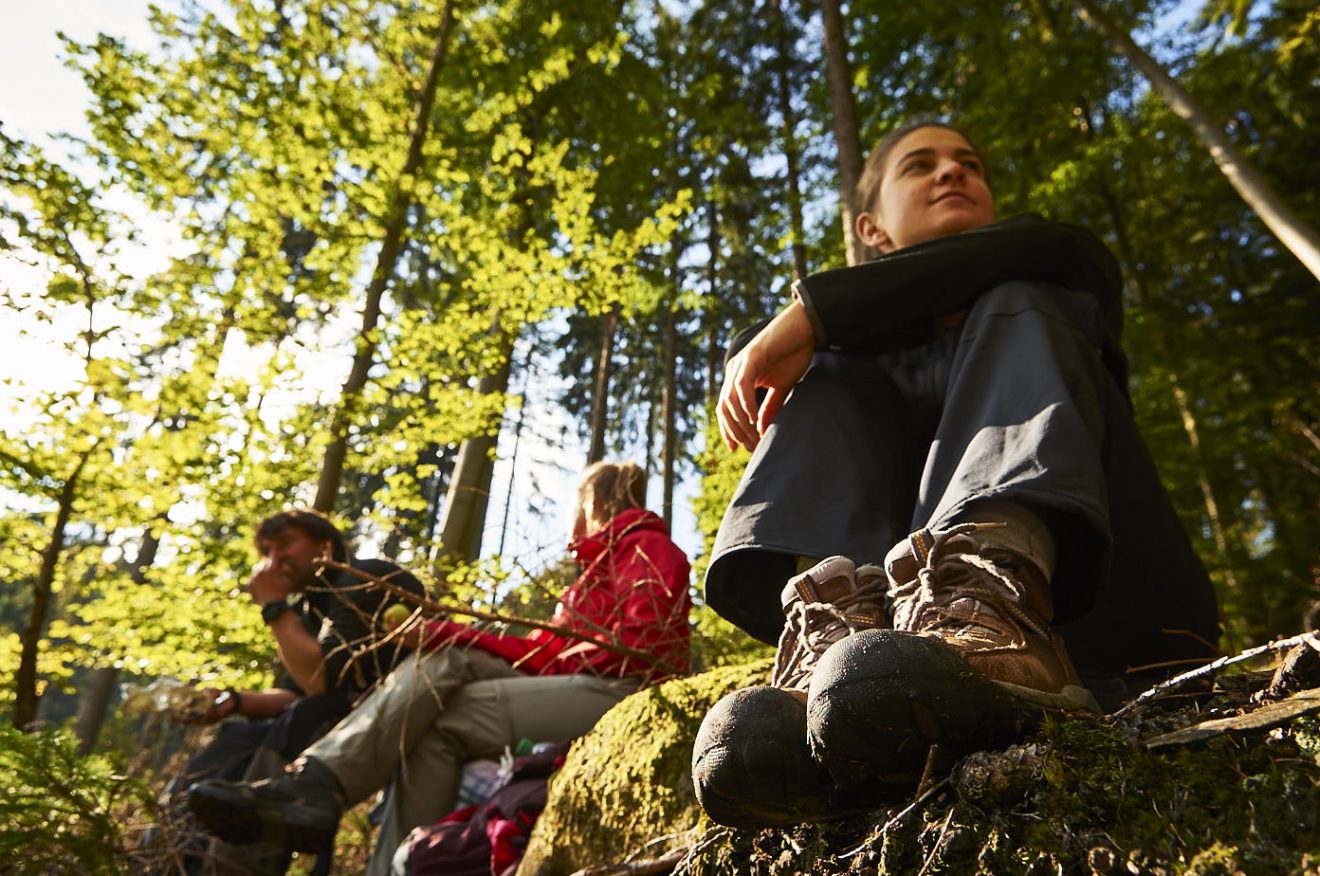 Pause auf dem Albtal.Abenteuer.Track
