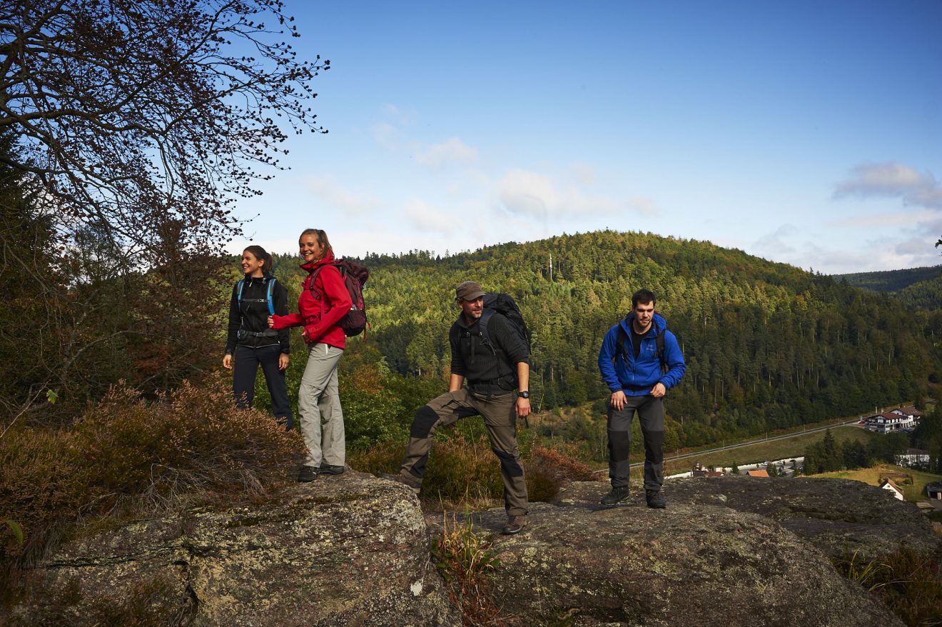 Falkensteinfelsen auf dem Albtal.Abenteuer.Track