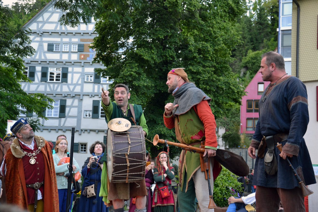 Mittelaltermusik auf den Maximilian Ritterspielen Horb