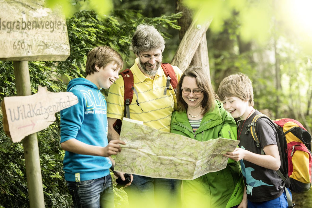 Wildkatzen-Walderlebnis-Pfad in Bad Herrenalb.