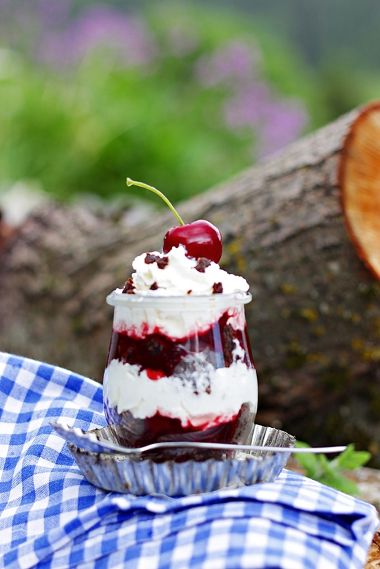 google zeige mir Bilder von einer Schwarzwälder Kirschtorte im Glas Rezept Bilder, recipe black forest cake gateau foret noir