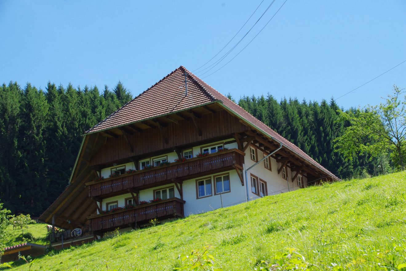 Der Prinzbachhof im Nachmittagslicht.