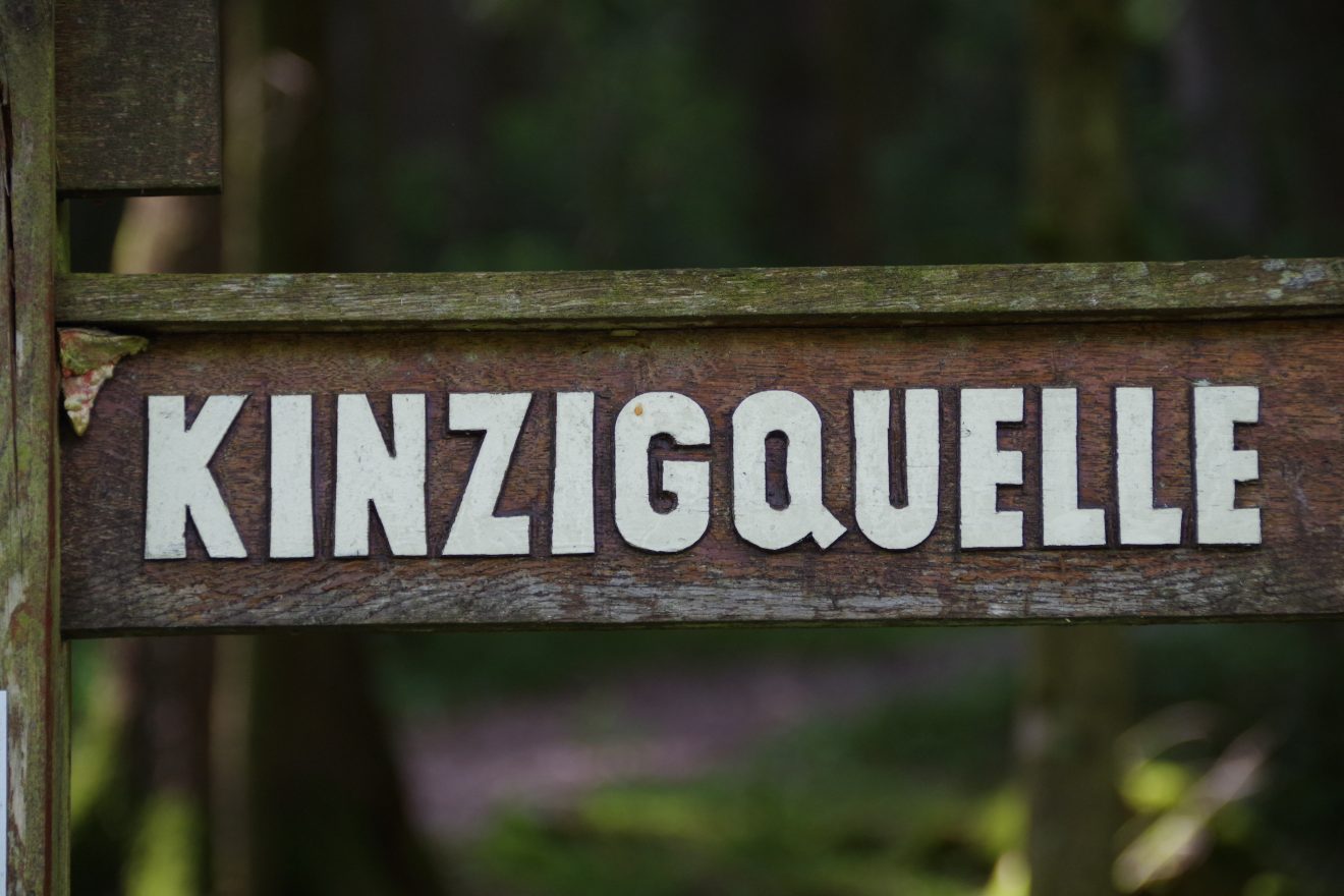 Schild Kinzigquelle