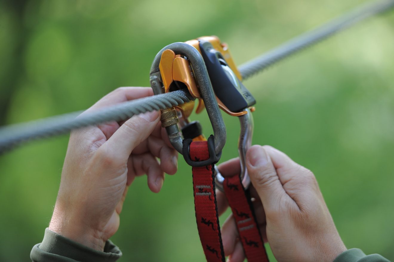 Sommerferien in der Hirschgrund Zipline Area Schwarzwald