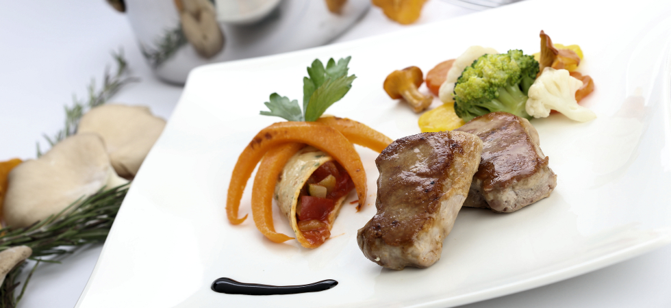 Schweinefilet im Hotel Therme Bad Teinach