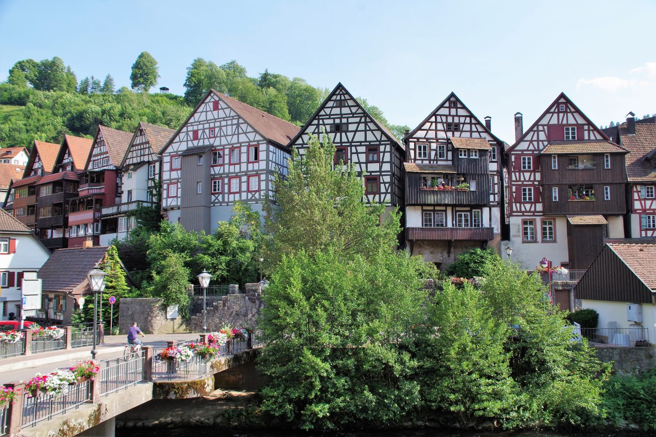 Kräuterwanderung über den Dächern von Schiltach im September 2017