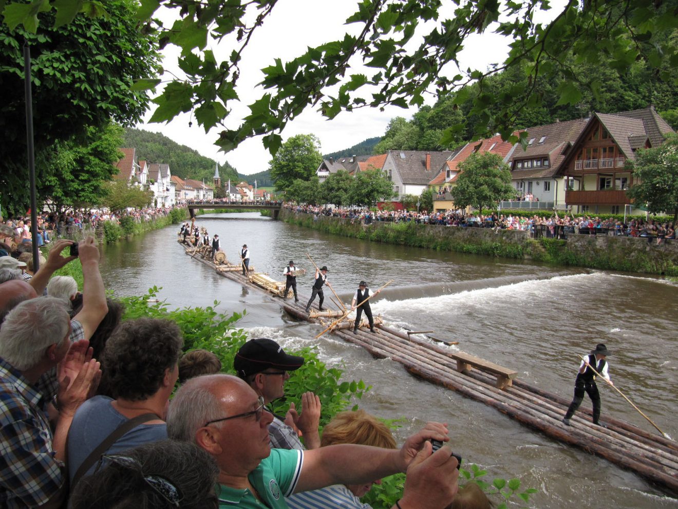Floßhafen-Fest in Wolfach vom 19. bis 21. August 2017