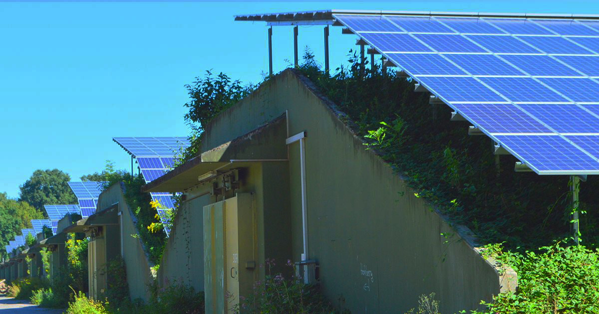 Naturpark Schwarzwald Blog, badenova, Solarstrom, Bunker Offenburg, Bild: badenova