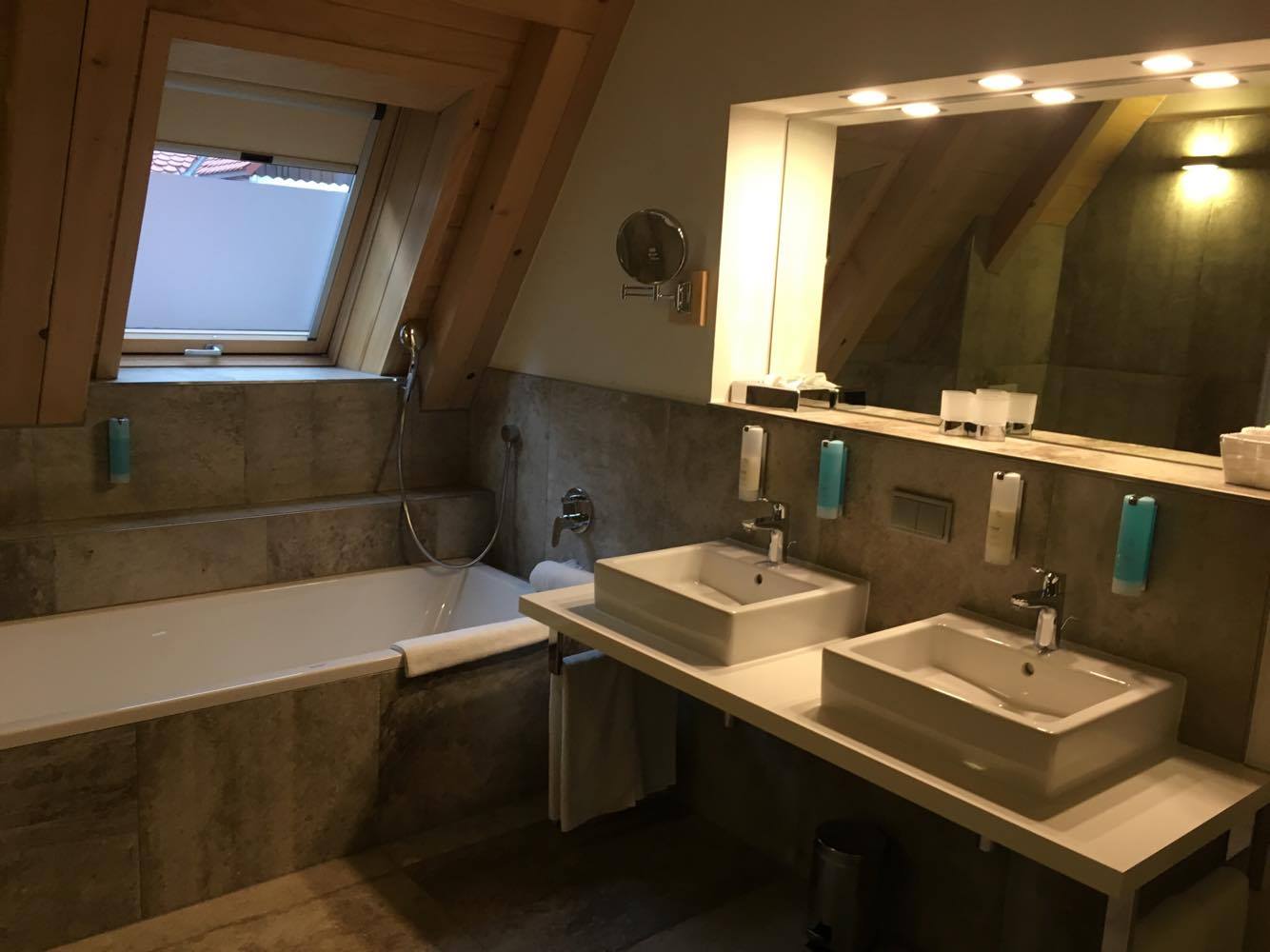 Badezimmer der Geroldsauer Mühle