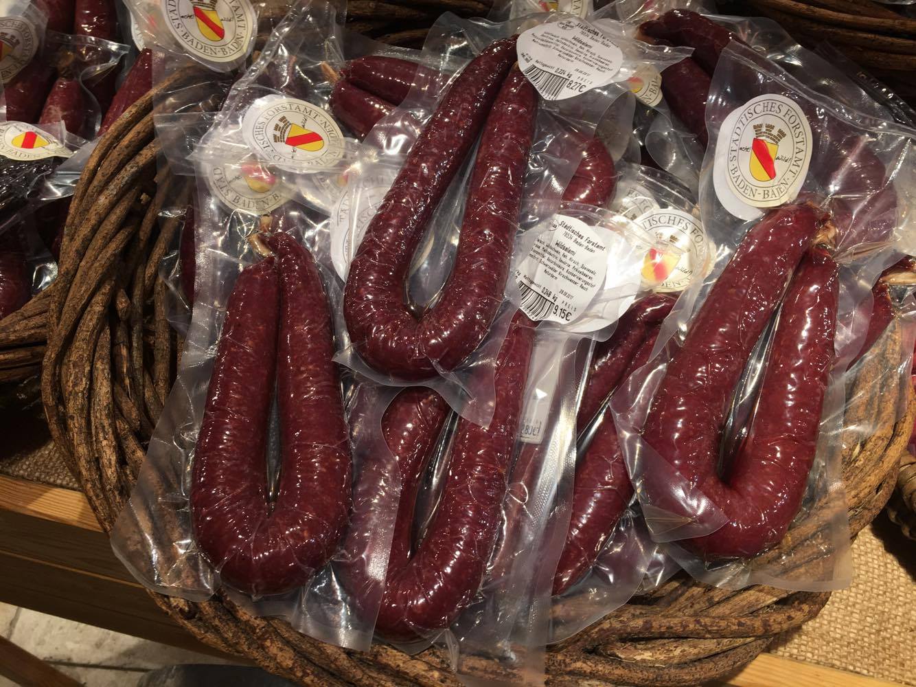 Schwarzwälder Wurst in der Geroldsauer Mühle