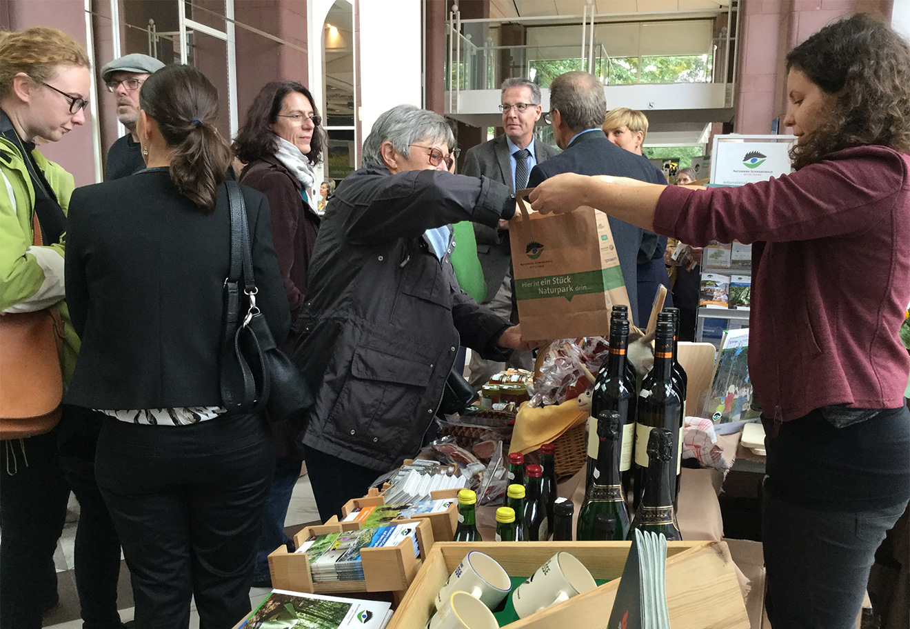 Naturpark Schwarzwald Blog, Genuss-Messe Ettlingen, Naturpark-Stand