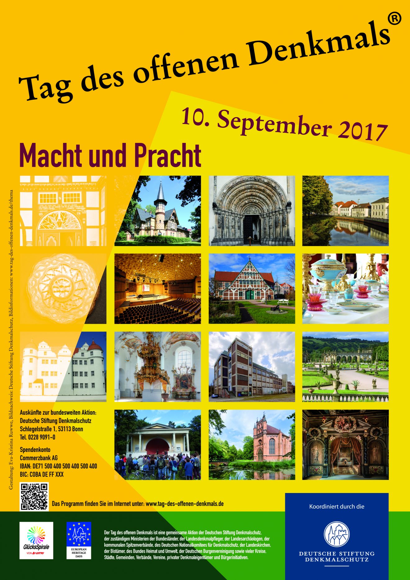 Tag des offenen Denkmals 2017, Plakat