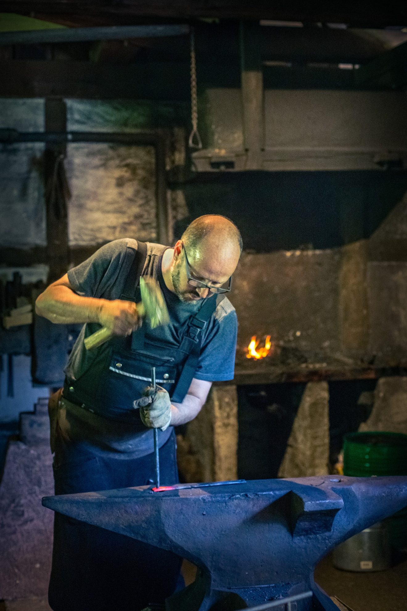 Schmied im Freilichtmuseum Vogtsbauernhof in Gutach. Copyright Dominik Thewes