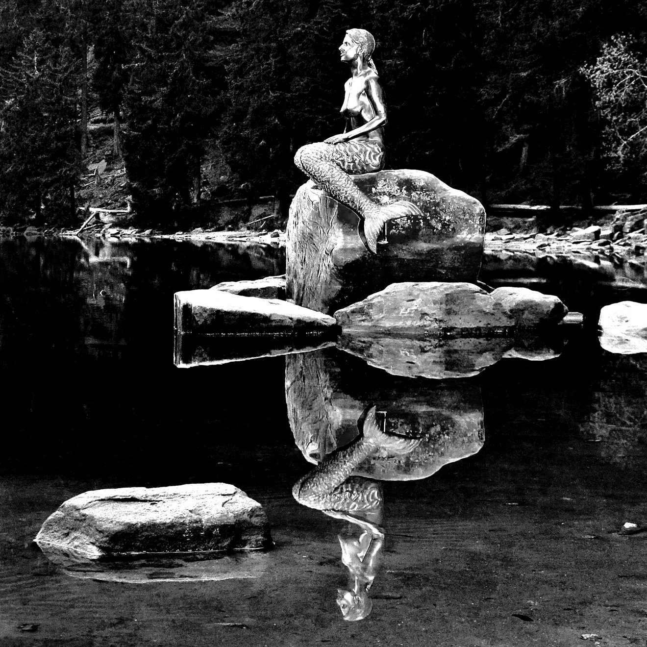 Die Seenixe vom Mummelsee. Copyright Sybille Droll