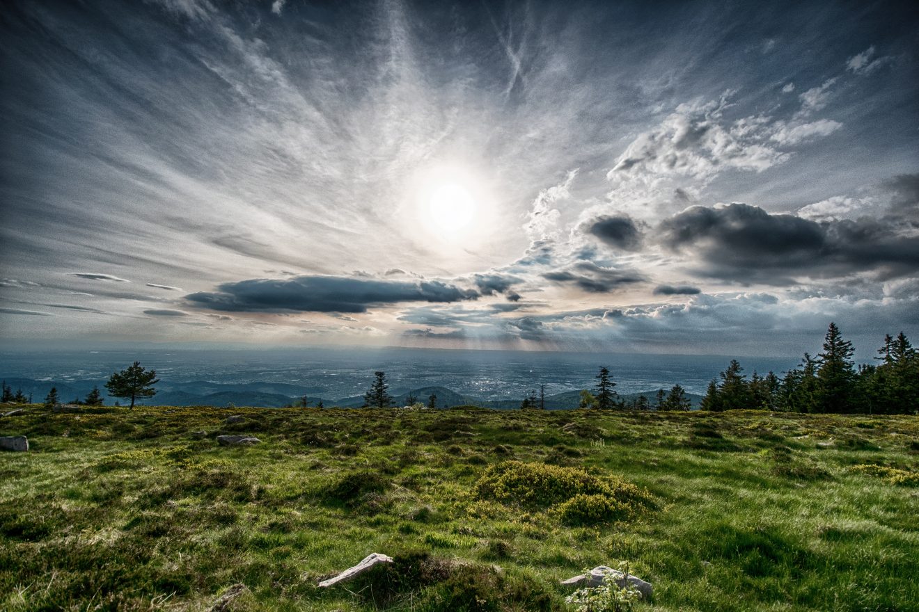 Hornisgrinde - Blick auf die Rheinebene. Copyright Jan Glötzl