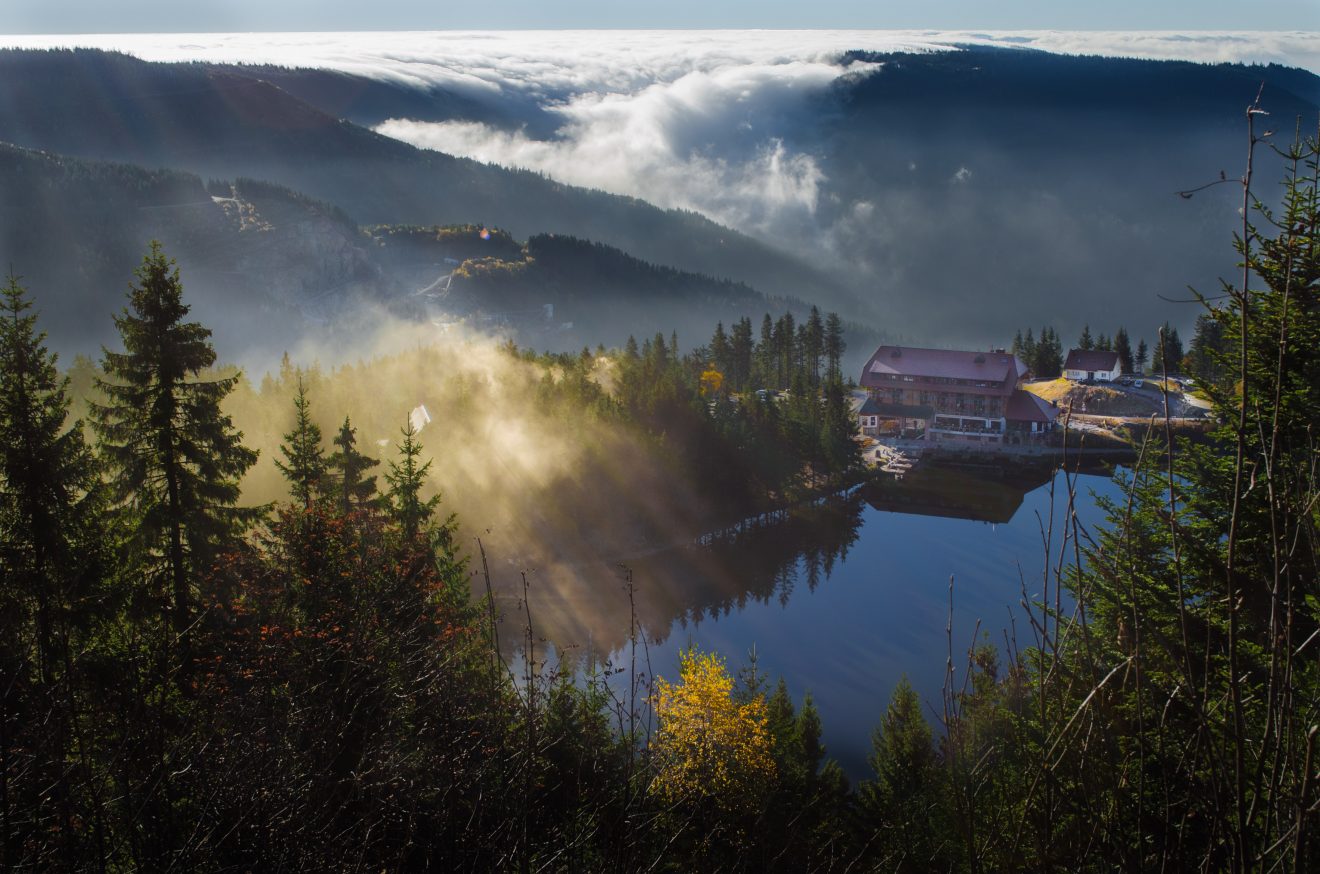 Mummelsee von oben. Copyright Jasmin Müller