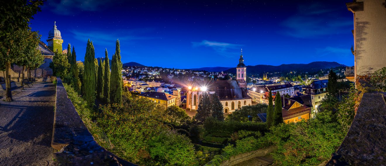 Blick auf Stiftskirche in Baden-Baden. Copyright Jörg Schumacher