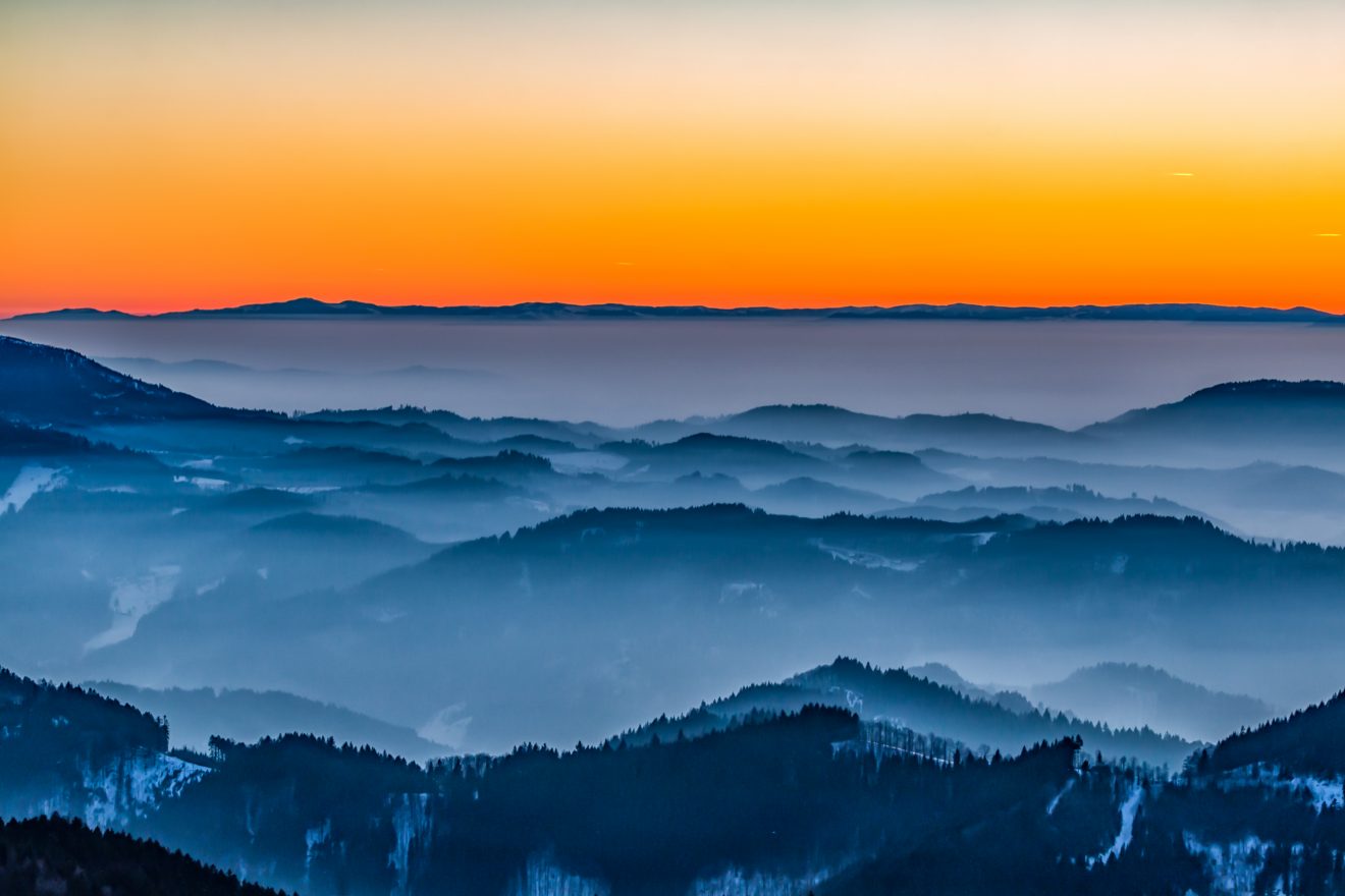Abendstimmung auf dem Schliffkopf. Copyright Kurt Kalmbach