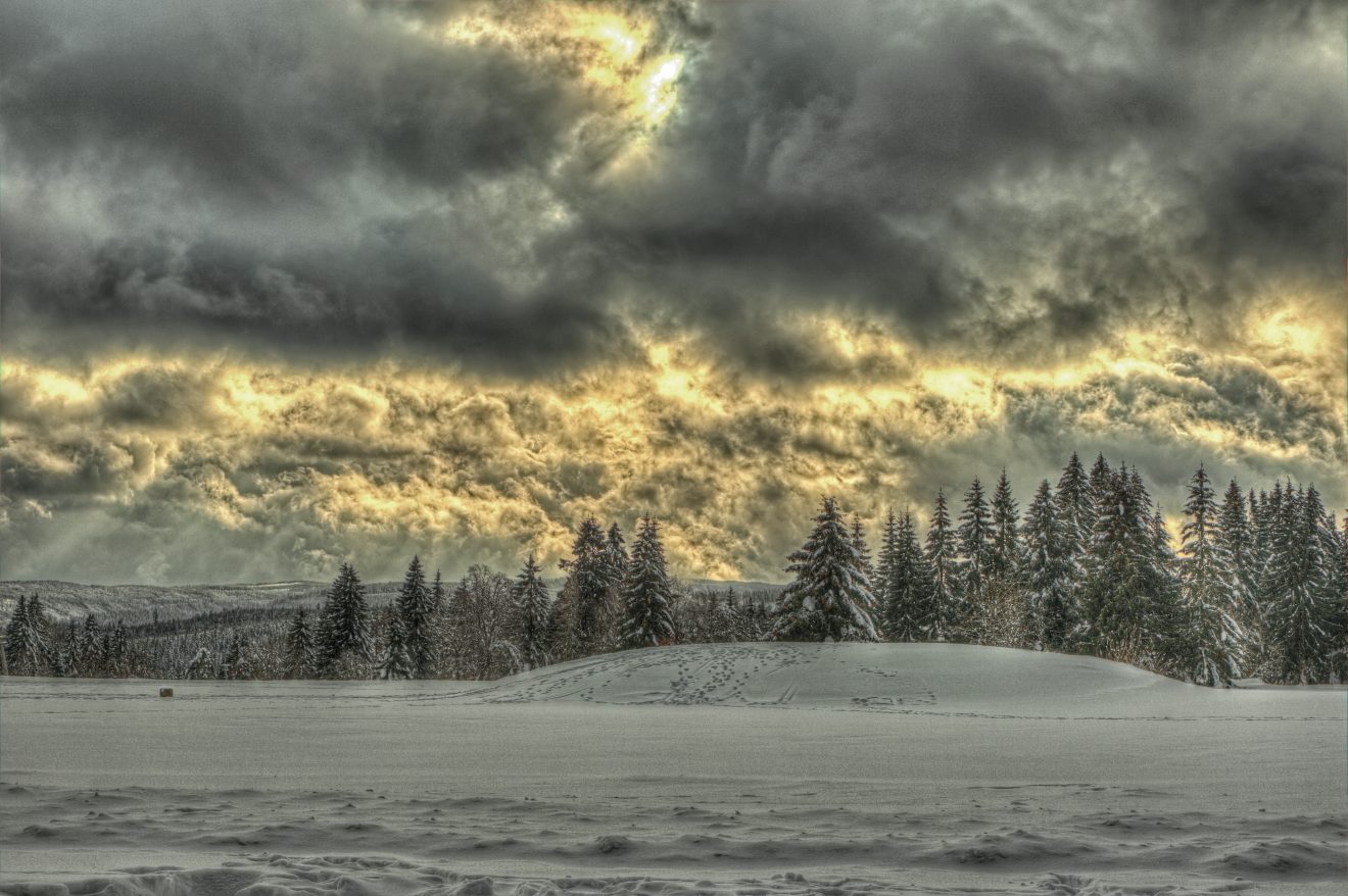 Gewitterstimmung über dem Seeachtal. Copyright Michael Bauer