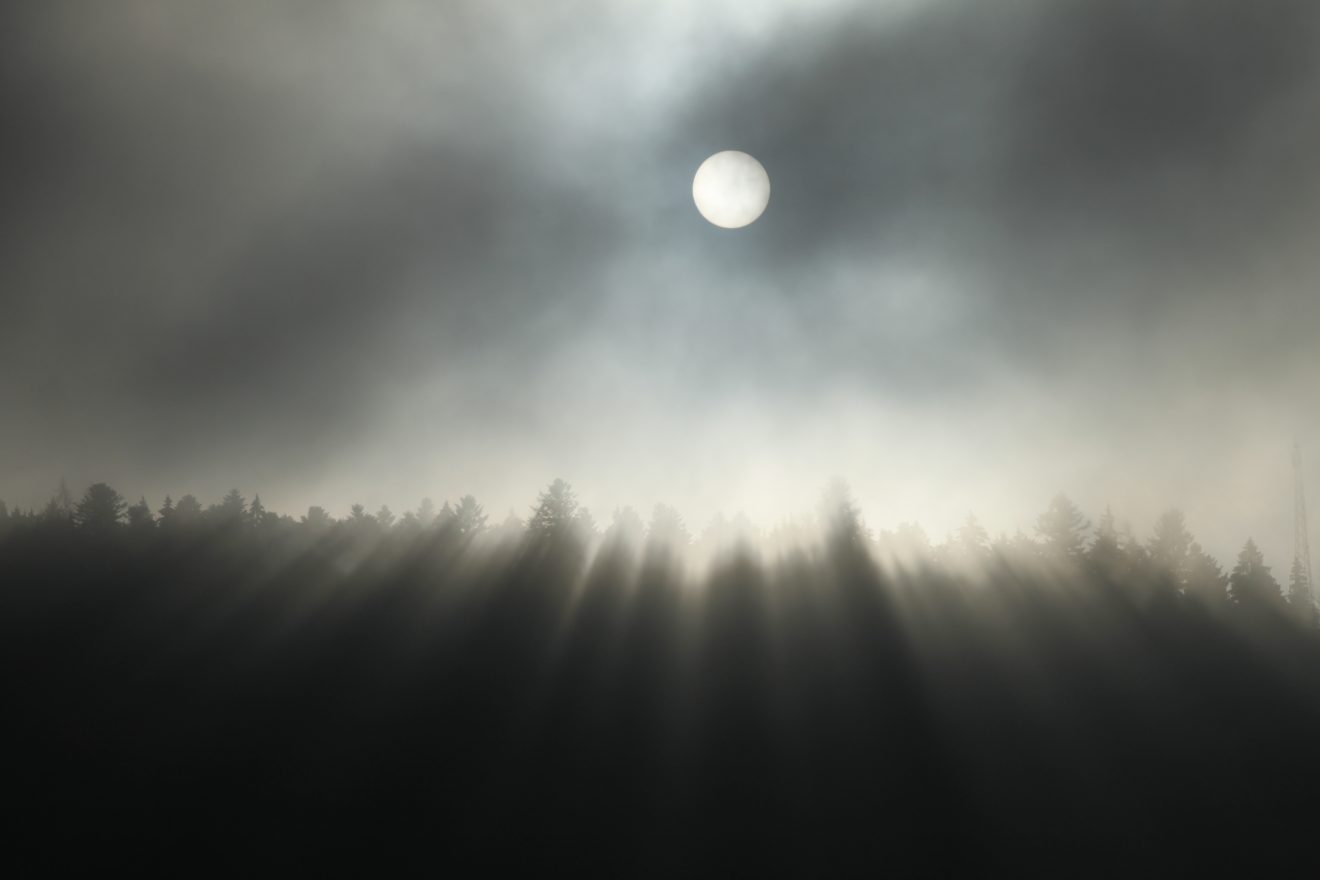 Sonnenaufgang bei Alpirsbach. Copyright Peter Stoll