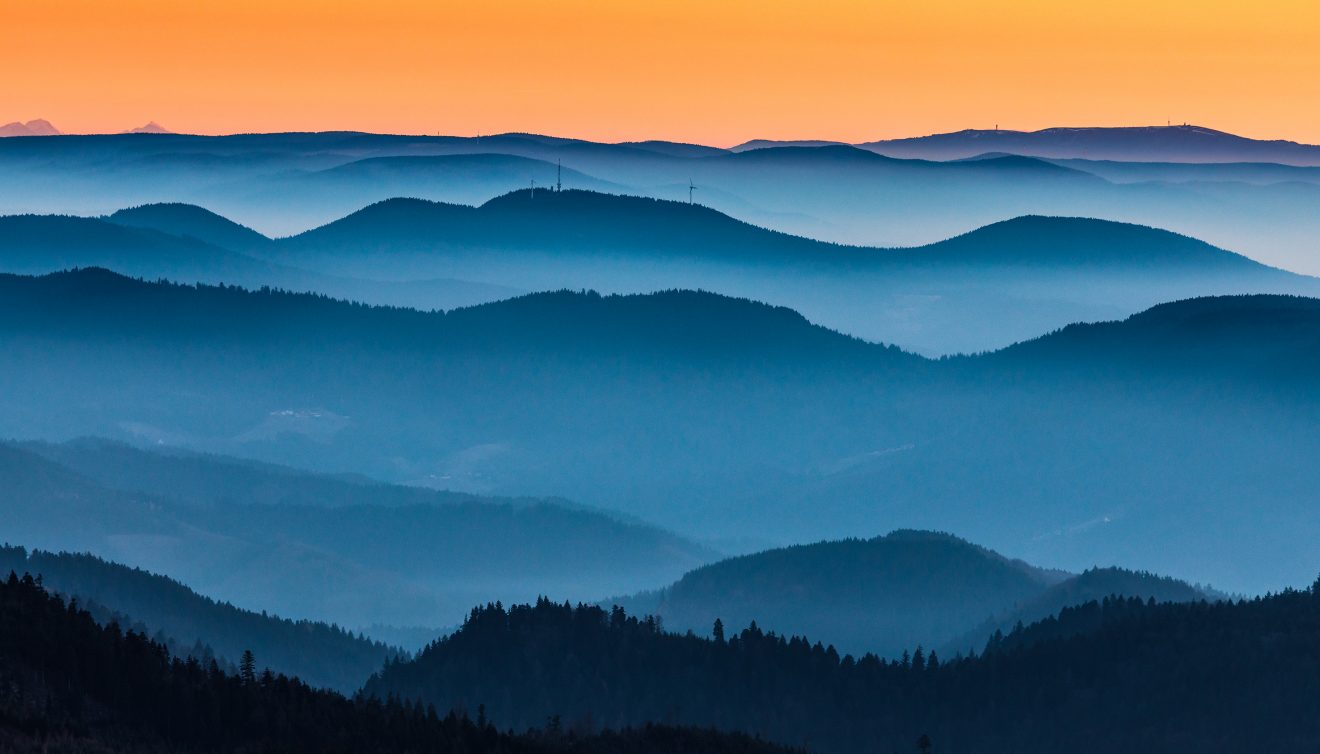 Blick von der Hornisgrinde. Copyright Robert Schwendemann