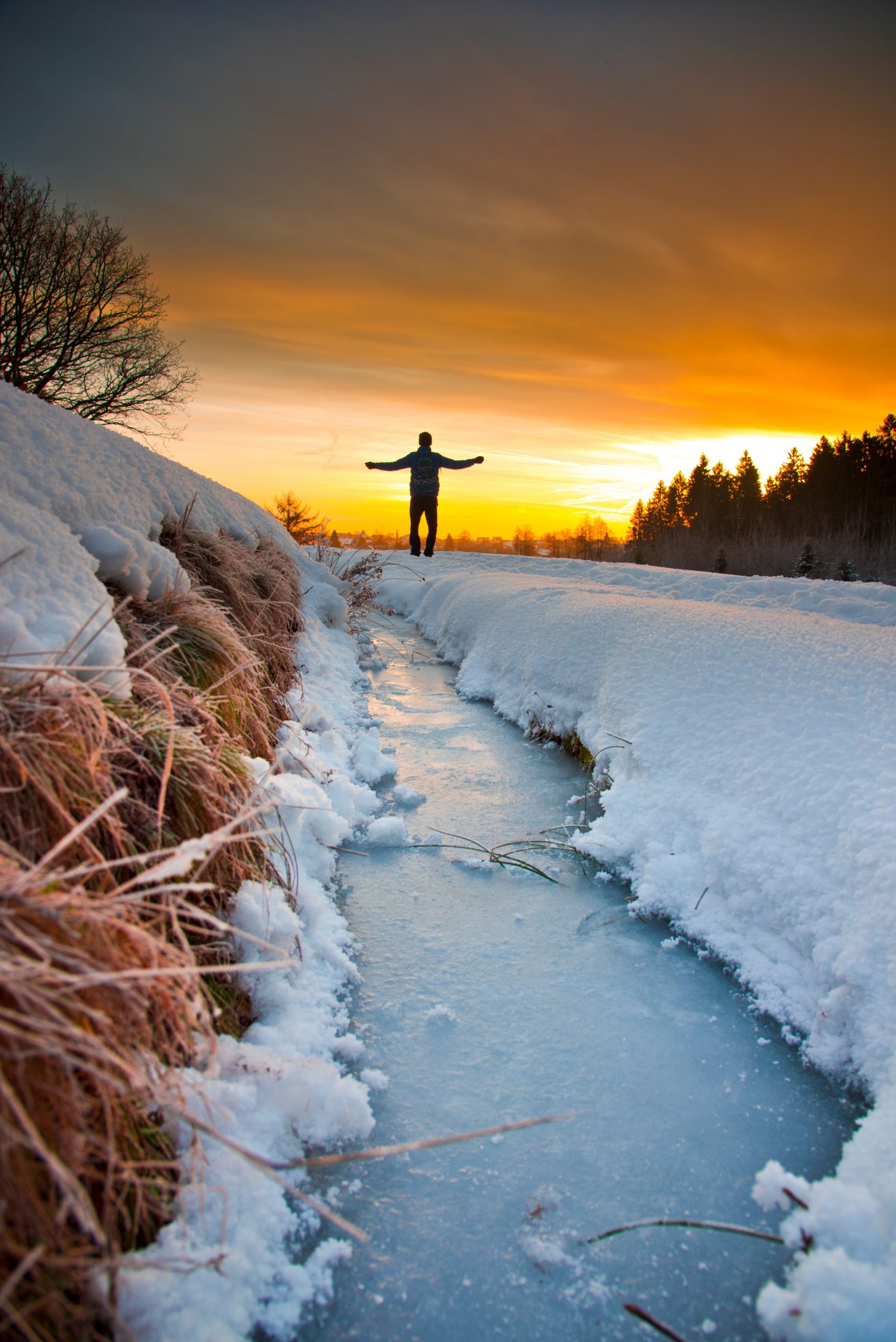 Winter in der Nähe des Kinzigsees bei Loßburg. Copyright Stefan Meier