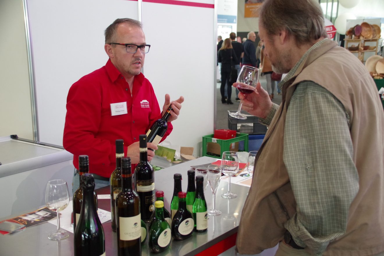 Naturpark-Tag auf der offerta in Karlsruhe am 31.10.2017