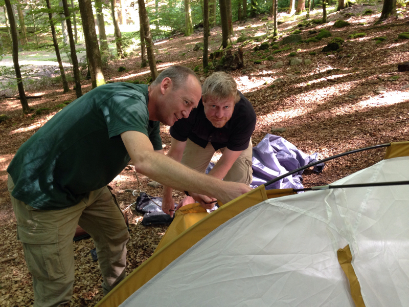 SWR beim Trekking Schwarzwald