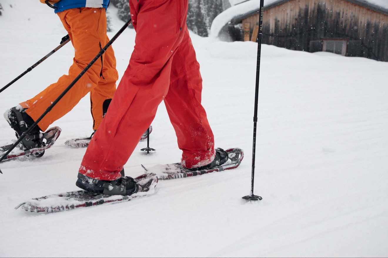 AOK-Gesundheitstipp: Schneeschuhwandern