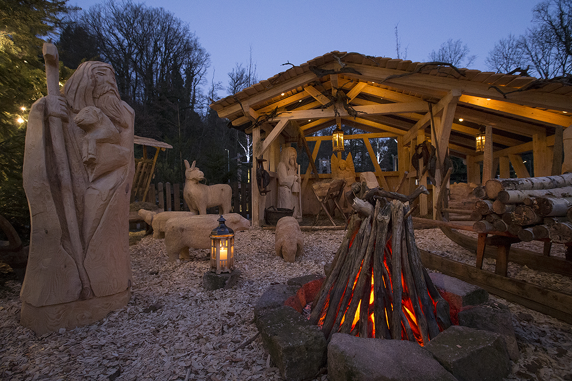Der heilige Nikolaus kommt in die Geroldsauer Mühle
