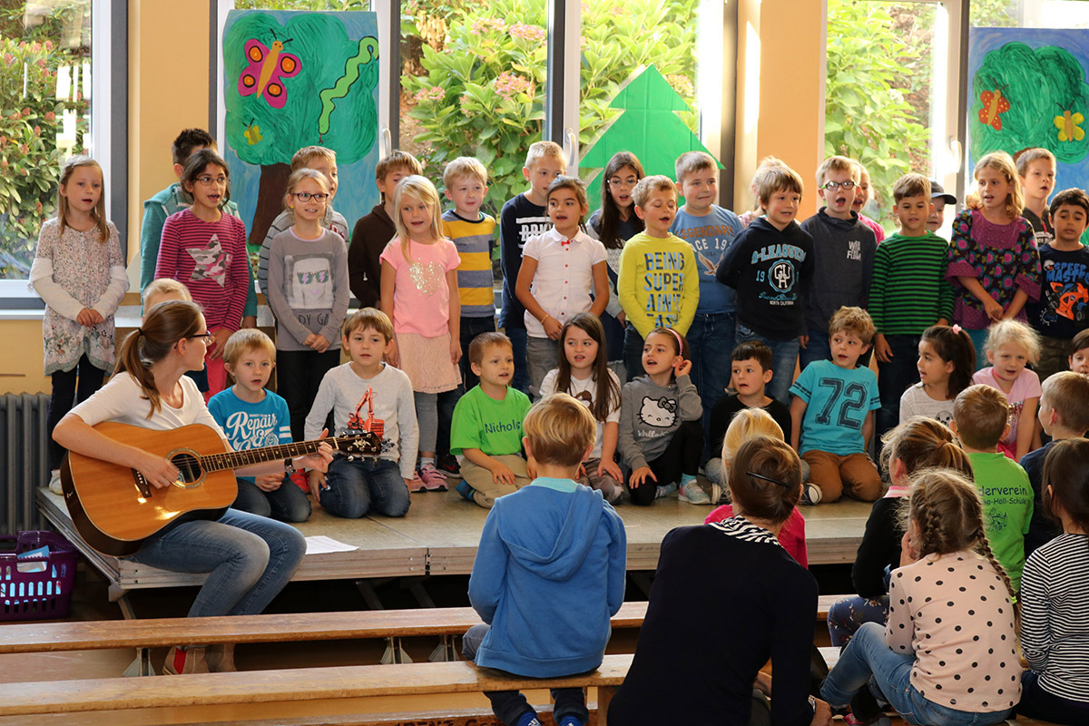 Naturpark Schwarzwald Blog, Naturpark-Schule: Auch ein Lied oder Gedicht einüben gehört zum Alltag in einer Naturpark-Schule dazu