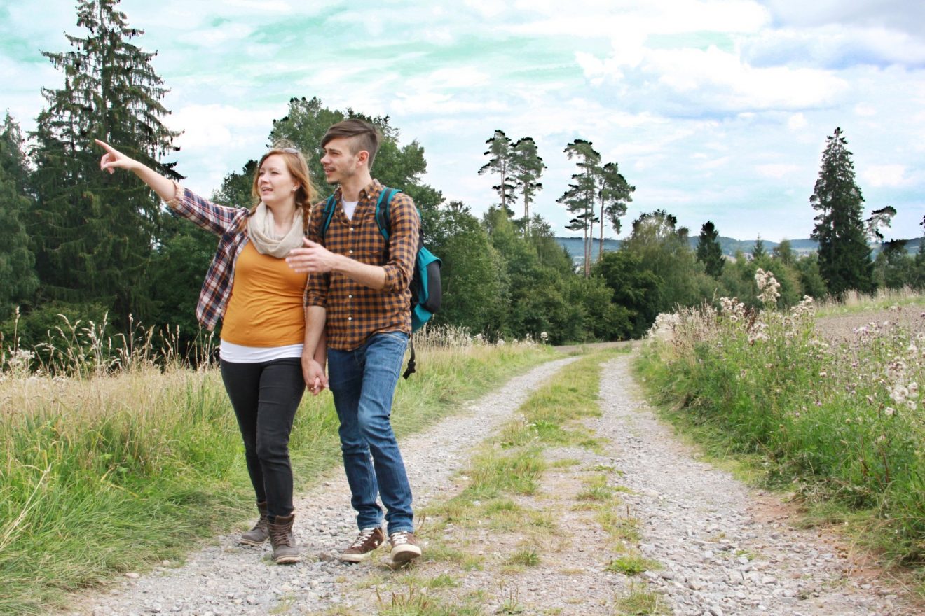Wasser-, Wald- und Wiesenpfad