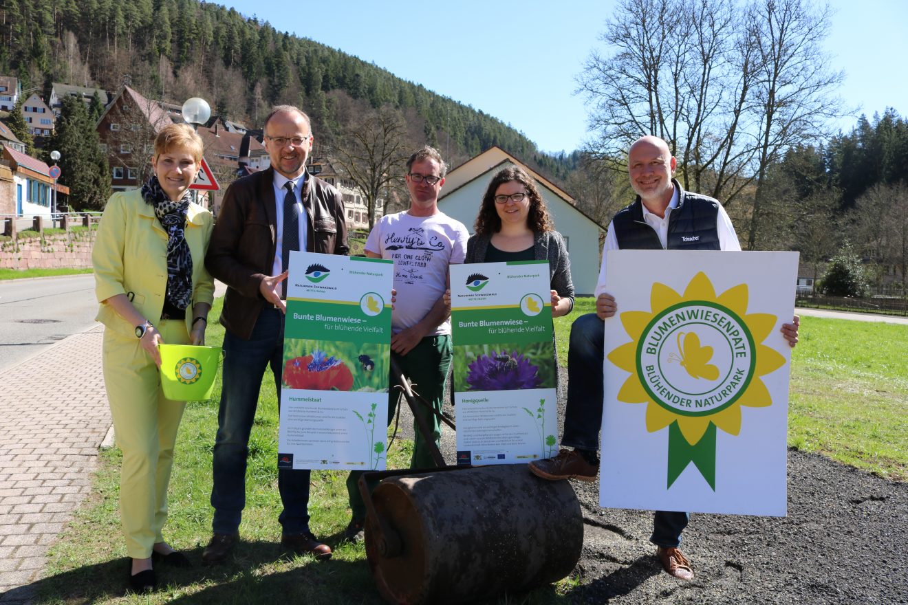 Erste Aussaat Blühender Naturpark 2018 in Bad Teinach-Zavelstein