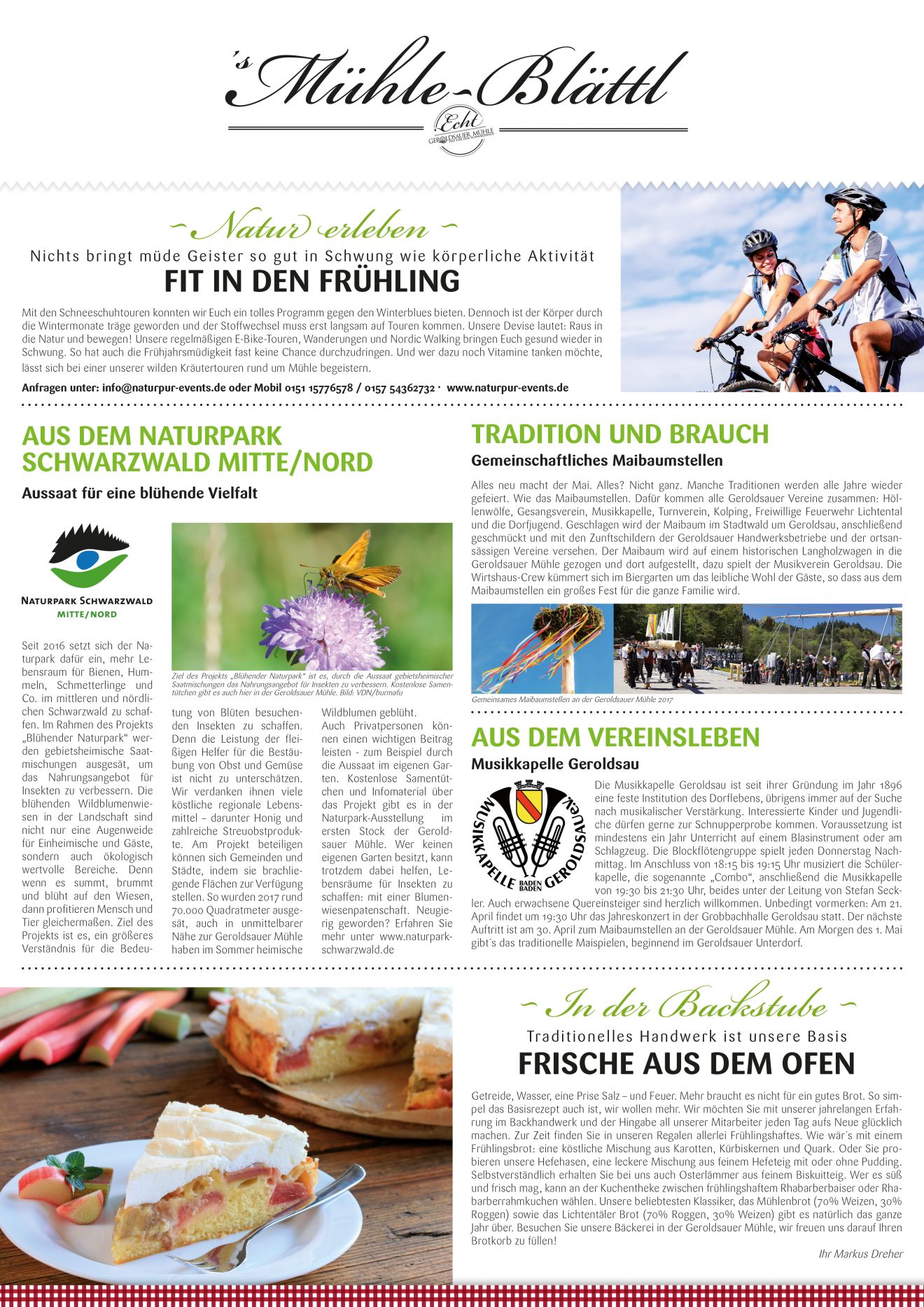 Mühlen-Blättl Geroldsauer Mühle