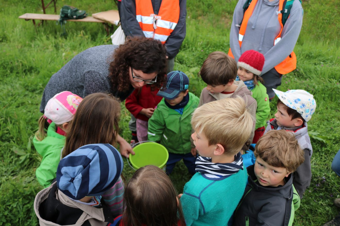 Aussaat Blühender Naturpark Lautenbach mit 100 Kindern