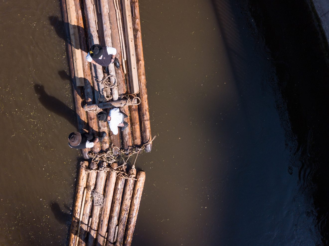 Floßfahrt auf der Kinzig