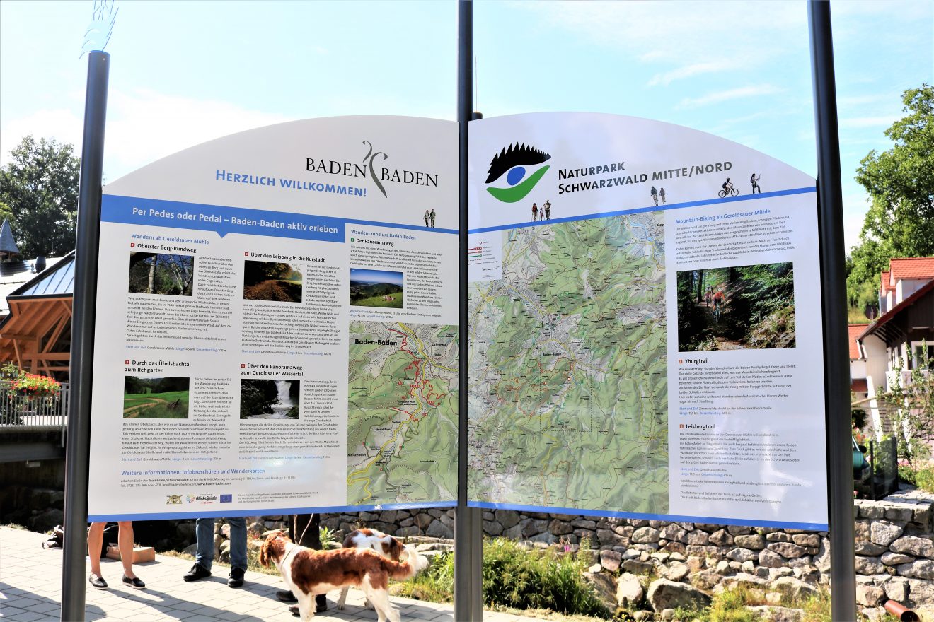 Neuer Naturpark-Infostern an der Geroldsauer Mühle in Baden-Baden