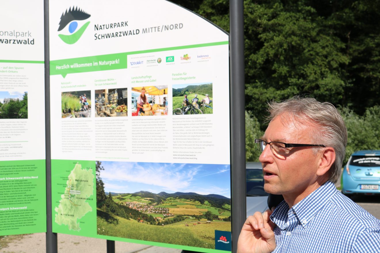 Neuer Naturpark-Infostern an der Geroldsauer Mühle in Baden-Baden