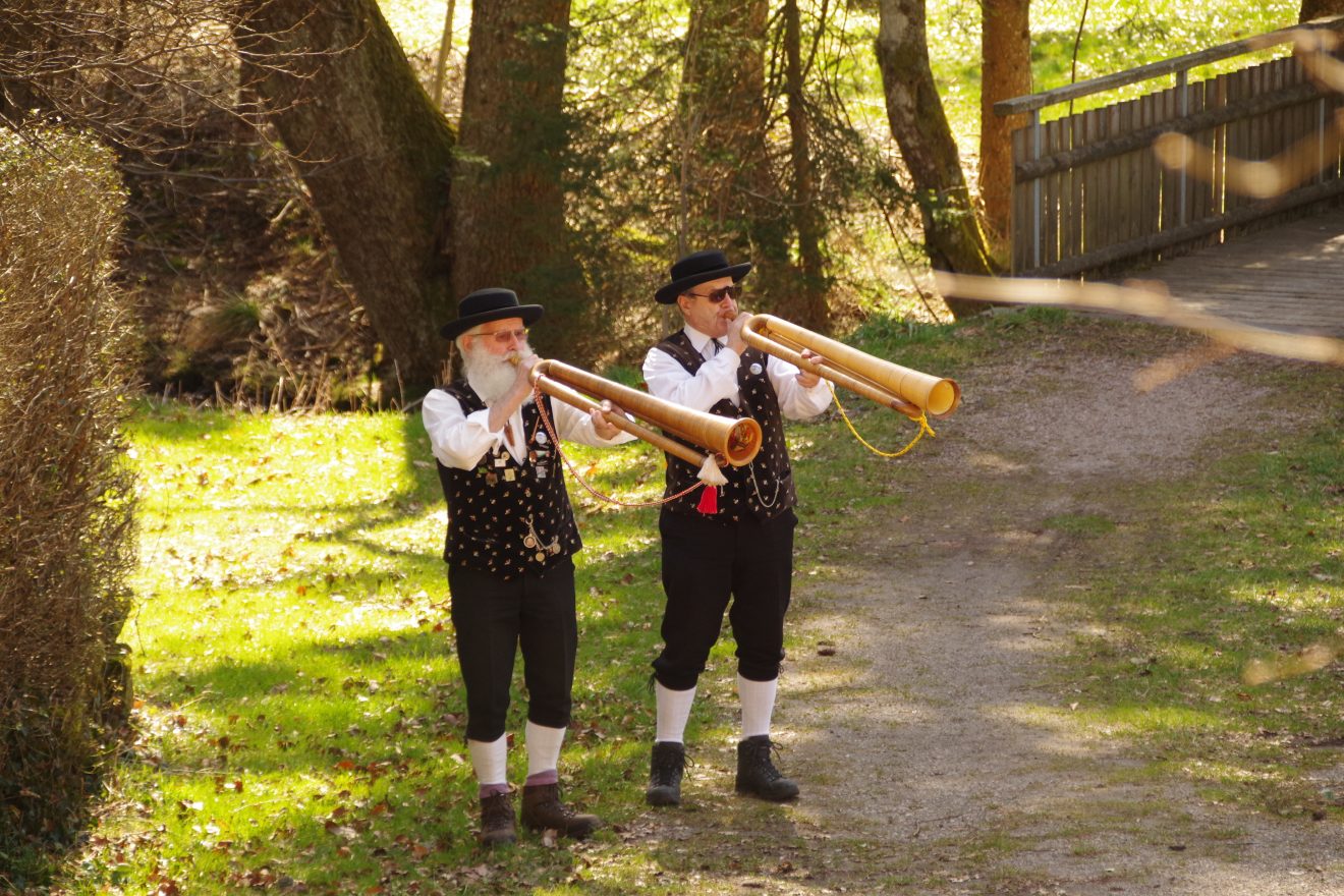 Paul Boschert, Alphornbläser und -bauer aus Nordrach