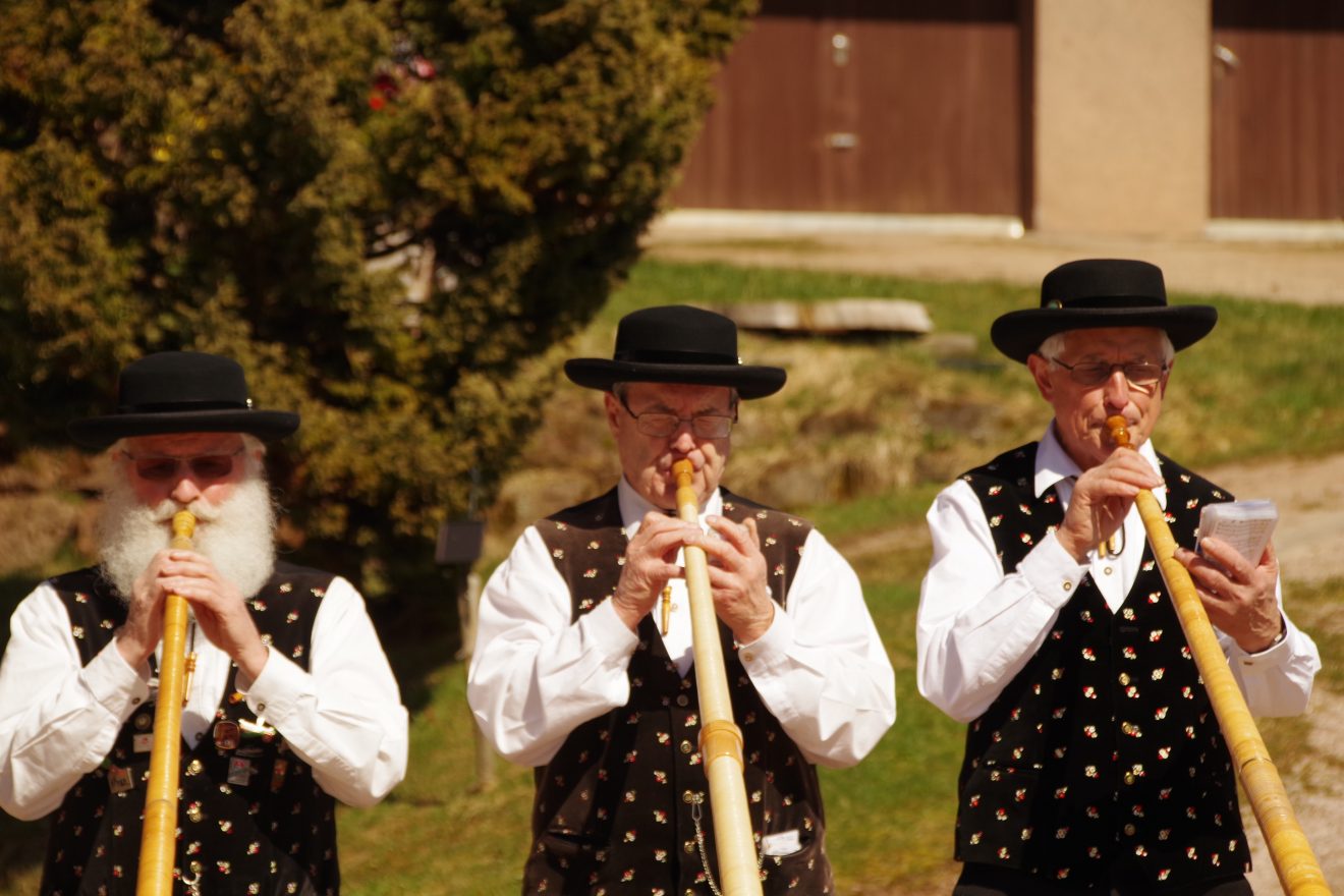 Alphornbläser-Trio "Echo vom Mühlstein"