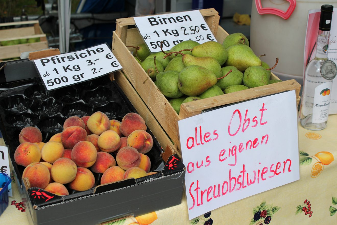 Naturpark-Markt am Infozentrum Kaltenbronn.