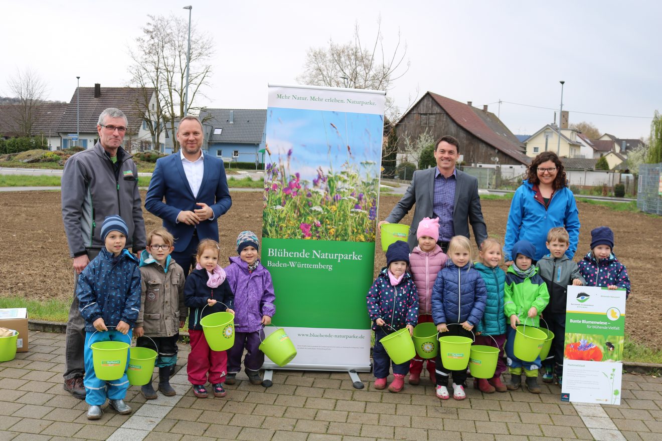 Erste Frühjahrsaussaat Blühender Naturpark in Kippenheim