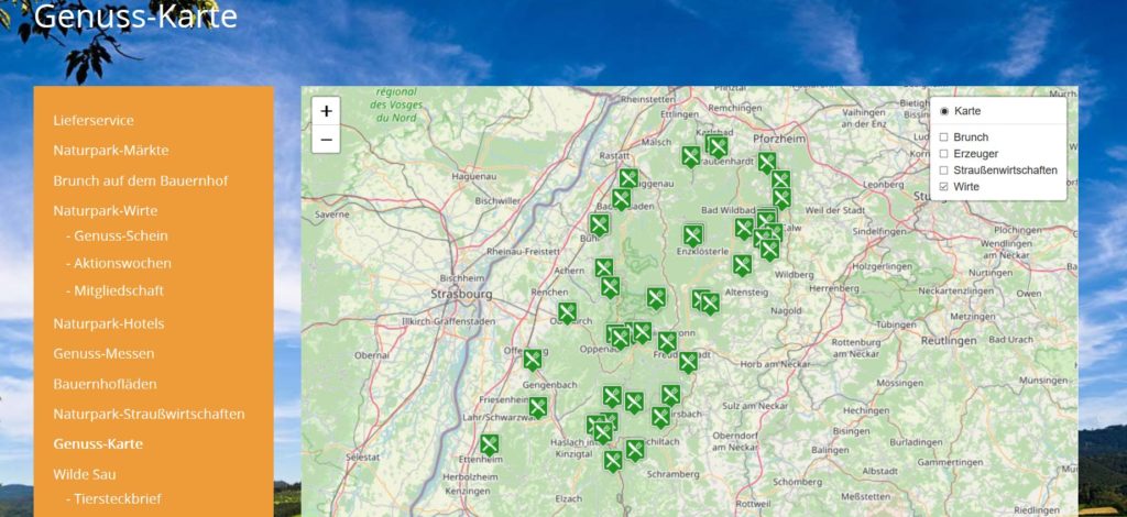 Gutscheine der Naturpark-Wirte