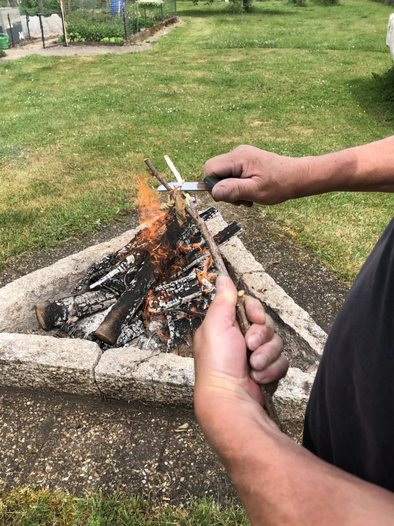 Microadventure Zelten im eigenen Garten