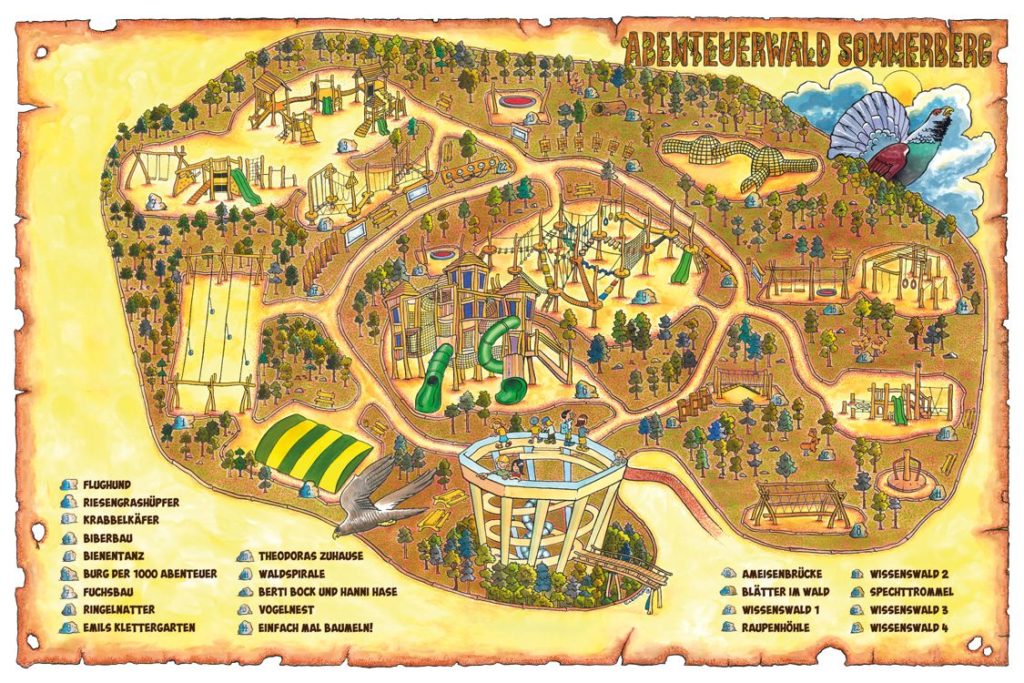 Abenteuerwald Sommerberg beim Baumwipfelpfad Bad Wildbad